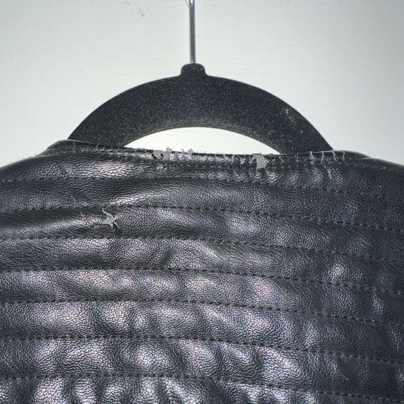 Topshop Moto Faux Leather Jacket - Picture 5 of 7